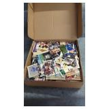 Box Filled with Hockey Trading Cards (Mixed
