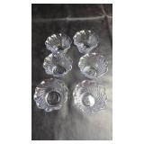 Set of 6 Tulip-Shaped DishesSet of six clear