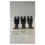 Set of three AMZWEI oscillating multi-tool blades