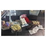 Craft Supplies and Decorative Items with Storage