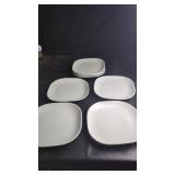 Moxies White Serving Dishes ï¿½ Set of 8Set of 8