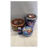 Holiday tins including