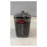 6V Eveready super heavy-duty lantern battery, new