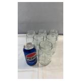 Set of six Titoï¿½s Handmade Vodka mason jar style