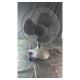 Quiet Oscillating Table Fan with Adjustable