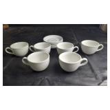 White Teacup and Saucer SetSet includes 6 white