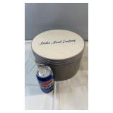 Vintage Jordan Marsh Company round hat box with