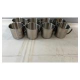 Set of eight stainless steel Bullet Bourbon