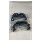 Two pairs of Pyramex V2G safety glasses,