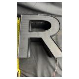 Large Illuminated Letter Sign  with internal LED