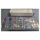 Two Boxes of Hockey Trading Cards Two storage
