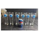 Set of 6 Nine Locks Brewing Co. Beer GlassesSet