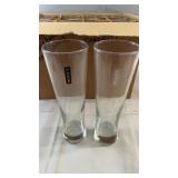 Set of 12 Moxieï¿½s branded 16 oz beer glasses in
