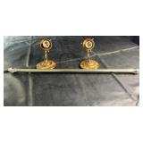 Set of two vintage-style wall light fixtures made