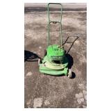 Lawn-Boy push lawn mower with classic green steel