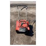 Gas-powered snow blower with push handle design,