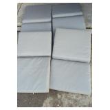 Set of 4 Outdoor CushionsSet of four grey