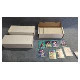 Three Boxes of Baseball & Hockey Trading