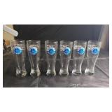 Set of 6 Nine Locks Brewing Co. Beer Glasses Set