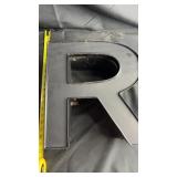 Large Illuminated Letter Sign  with internal LED