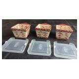 Set of 3 Temp-tations Ceramic Storage Containers