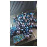 Blue Themed Christmas Ornaments & Decorative