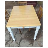 Wood Dining Table with 3 ChairsRectangular