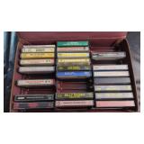Cassette Tape Collection with Storage