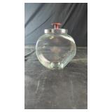 Vintage Glass Cookie JarClear glass cookie jar