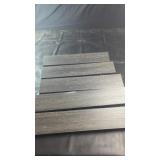 Set of Five Black Wall-Mounted Display