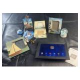 Coastal dï¿½cor and souvenir lot featuring