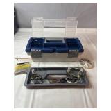 Fishing Tackle Box with Flies, Leaders & Terminal