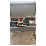 Unsearched Wooden Tool Chest Loaded with Tools &