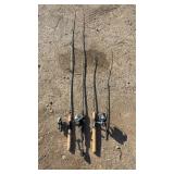 Spinning Rod and Reel Lot (3 Pieces)This lot