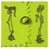 Collection of 925 sterling silver jewelry