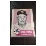 Oversized Casey Stengel Yankees Display