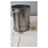 Vintage Hand-Crank Flour Sifter