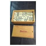 Double Nine Dominoes Set in Wooden BoxDouble