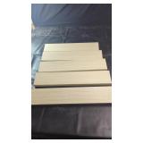 Wall-Mounted Display ShelvesSet of five