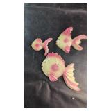 Decorative Fish Wall PlaquesSet of three
