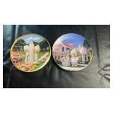Pair of Precious Moments collector plates