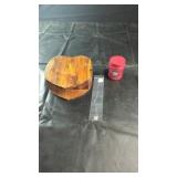 Wooden Jewelry Box & Costume JewelryWooden