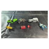 Vintage Toy Cars & Action FiguresSmall grouping