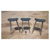 Set of 3 Bar StoolsSet of three bar stools
