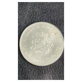 1972 Silver Wedding Anniversary Crown Coin1972
