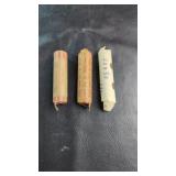 Three Rolls of Canadian PenniesThree rolls of