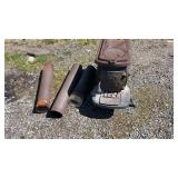 Cast iron wood-burning cook stove with decorative