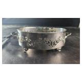Silver-Toned Pierced Candy DishSilver-toned