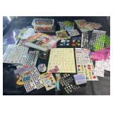 Large scrapbooking/ craft supply items including