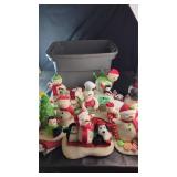 Animated Singing Snowman DecorationsLarge group